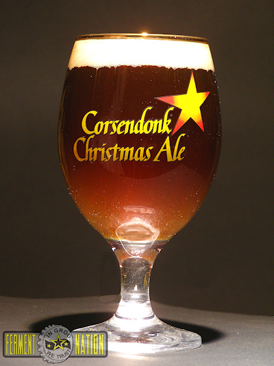 Corsendonk Christmas Ale in glass