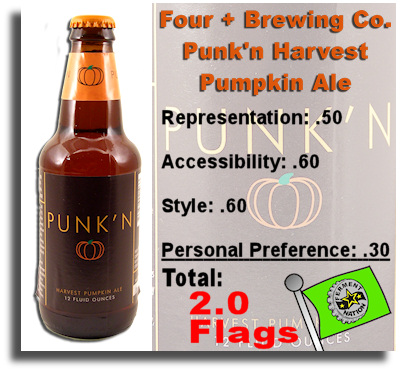Four Plus Punkn Harvest Pumpkin Ale